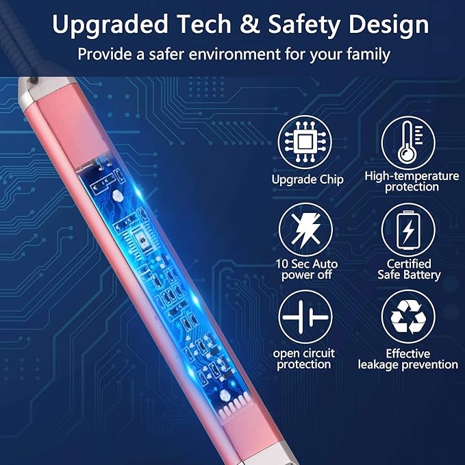 MEIRUBY Electric Candle Lighter, Valentine's Day Gifts for Women Mom Men Wife, USB Arc Rechargeable Windproof Long Lighter for Candle BBQ Birthday Housewarming Gift Idals