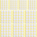 SANNIX 400PCS Candle Wick Stickers, Double-Sided Heat Resistant Stickers for Candle Making