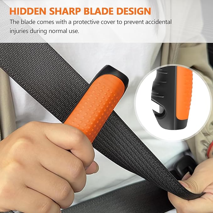 Kaiedos Car Door Handle for Elderly, 3-in-1 Car Handle Assist for Seniors, Portable Auto Cane Vehicle Support Handle, 500 lbs Capacity, Non-Slip Door Assist Bar