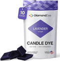 Lavender Candle Dye - Made in The USA - Premium Colorants - Highly Concentrated - Popular Colors for Paraffin or Soy Wax - Great for Professionals or Hobbyist - 10 Dye Chips