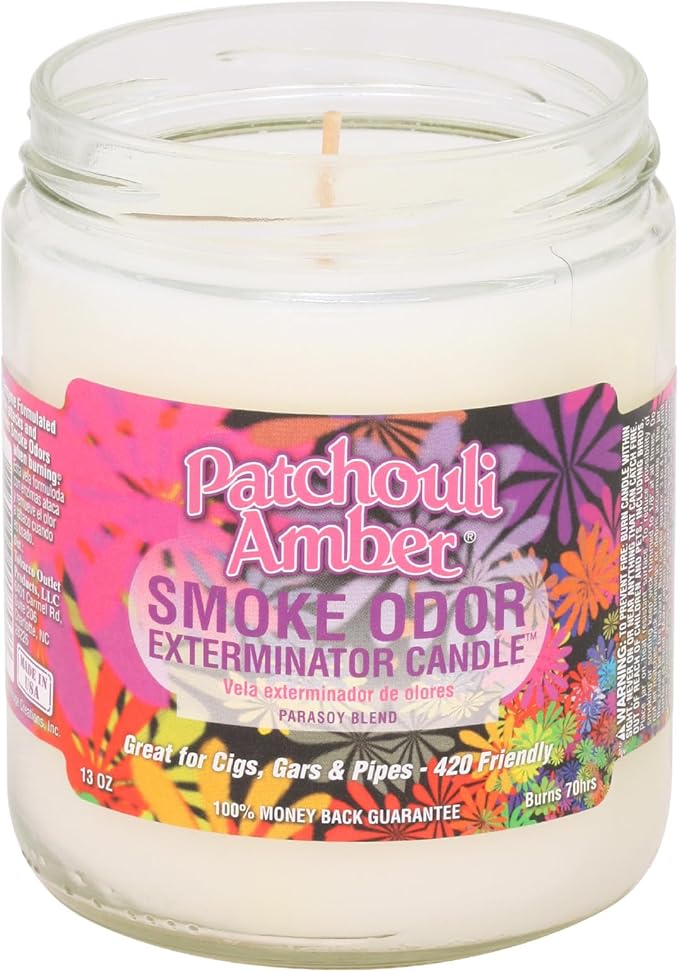Smoke Odor Exterminator 13 Oz Jar Candle Patchouli