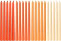 Viyffo Taper Candles, 12 Inch, 20 Pack, Orange – Unscented, Smokeless Design, Up to 8-Hour Burn – Tall Candlesticks for Table Decor, Weddings & Dinners