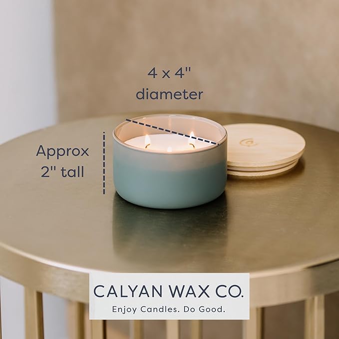 Evergreen & Eucalyptus 3 Wick Scented Candle