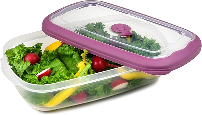 Tribello Freezer To Microwave 8-Piece Leak-Proof Meal Prep Containers Reusable, 33 Oz Food Storage Containers With Lids and Steam Vents, Airtight On The Go Lunch Containers, Dishwasher Safe, BPA-Free