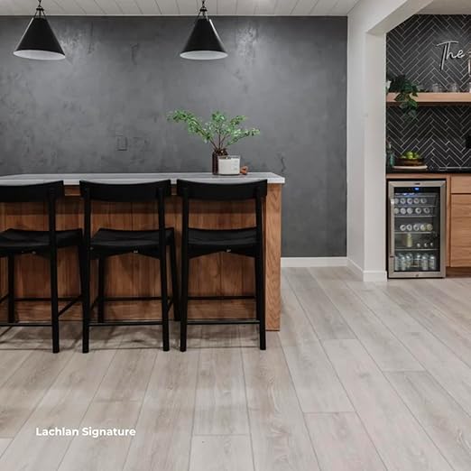 Flooret Luxury Vinyl Plank Flooring Grey Sample Kit | 6 Pieces of 12" Cut Samples from Real Planks | DIY Click Installation, 40 Mil Wear Layer, Waterproof and Scratch Resistant LVP
