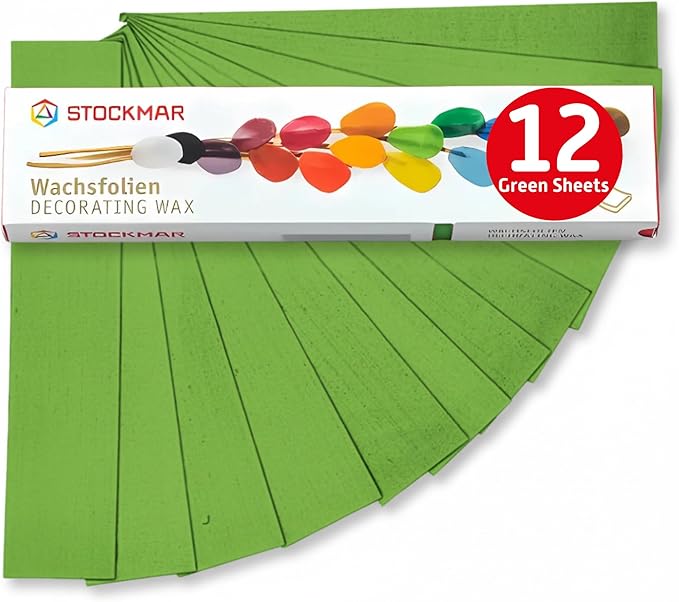 STOCKMAR Decorating Beeswax - 12 Pack (Green)