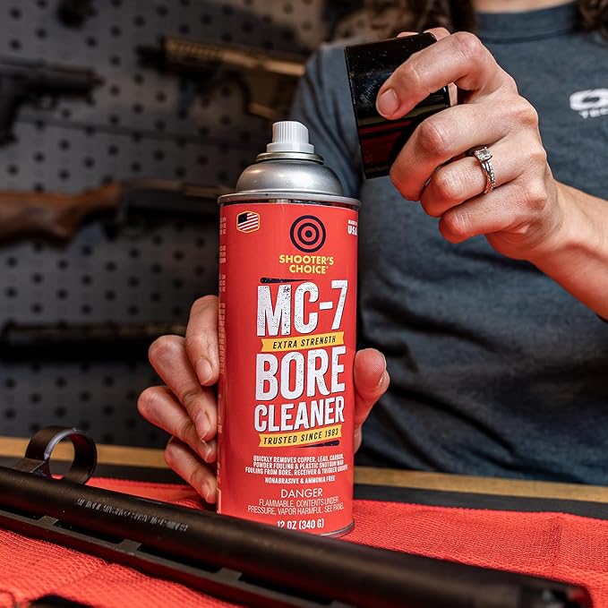 Shooter's Choice Otis Technology Mc#7 Extra Strength Bore Cleaner Aerosol Can, 12 oz, multi (MC7XT)