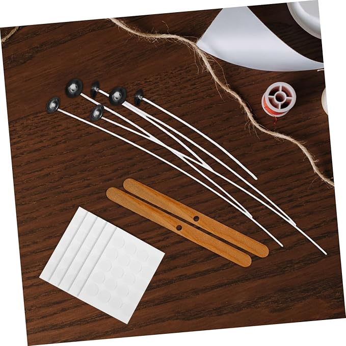 Angoily 1set Candle Making Kit Complete Wicks Stickers Holders for Crafting Unique Candles for Birthdays Parties Family Activities