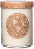 Eco Candle Co. Recycled Candle, Warm Vanilla, 18 oz. Double Wick - Scents of Rich Vanilla - 100% Soy Wax, No Lead, Kraft Paper Label & Lid, Hand Poured, Phthalate Free, Midwest Grown Soybeans