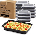 Karat Meal Prep Containers [28 oz - 150 ct] Reusable & Disposable Take Out Containers with Lids - Microwave & Dishwasher Safe Bento Boxes