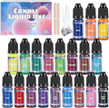Oil-Based Candle Dye Non-Toxic Non-Irritating for DIY Making Supplies - Vibrant Concentrated Coloring for Soy Wax Dyes, Beeswax, Gel Wax, Candle Making Kit