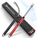 KTEBO 2 Pack Plasma Arc Electric Candle Lighters Rechargeable, Flexible Gooseneck (Black+Red)