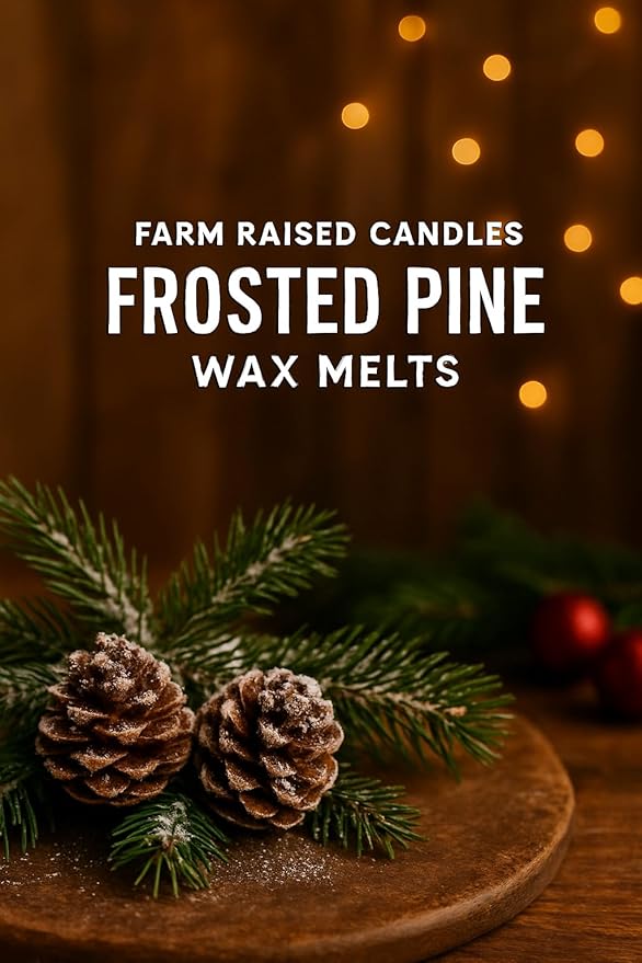 Farm Raised Candles - USA Grown Soy Wax Melts - Fall - Bakery Variety Packs – 5 Pack, 16oz Total – Wax Melt Warmer Scents – (Christmas 5 Pack Variety)