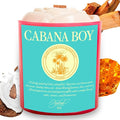 Body Oil Massage Candle | Melts into Skin Softening Warm Massage Oil - Natural Wood Wick - Soy & Coconut Wax – Citrus & Bergamot with Floral Scents - Self Care Gift (Cabana Boy 14oz)