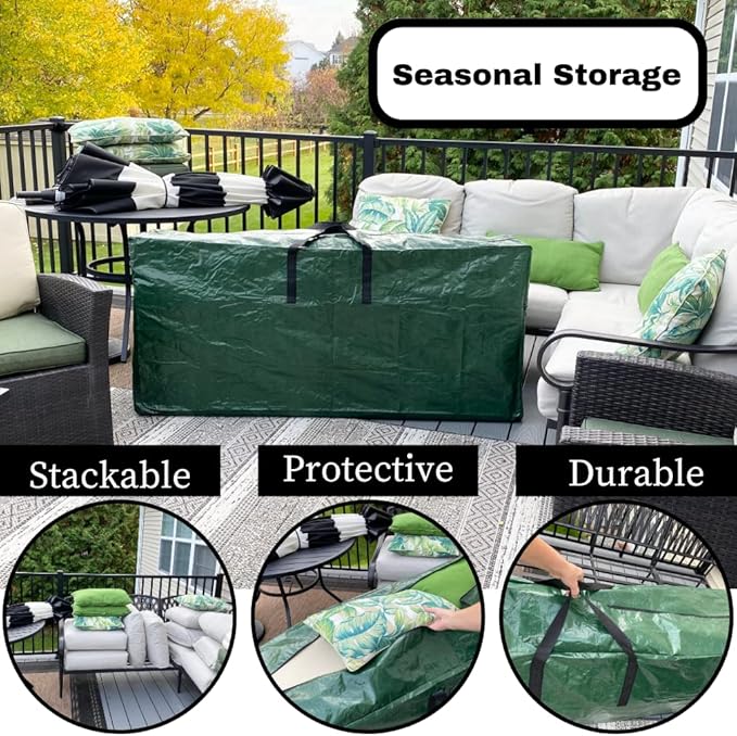 Evelots Extra Large Packing Bags for Moving - 5.5 Feet Long Storage Totes for Space Saving with Zippers & Carrying Handles for Camping, Garage, Outdoor Patio Cushion, Comforters Storage Bags