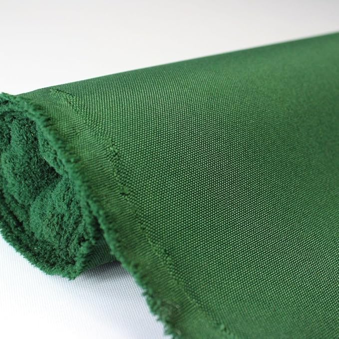 Mybecca Waterproof Canvas Marine Fabric 600 Denier Indoor/Outdoor PU Backing UV Protector Hunter Green 1 Yard
