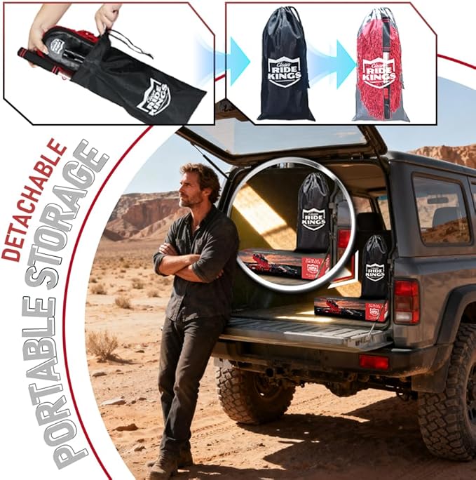 Car Duster with Telescopic Handle for Exterior Scratch-Free Cleaning, Auto Dust Remover Set with Small Brush for Dashboard & Interior Detailing