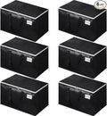 Extra Large Moving Boxes-Moving Bags with Zipper, Carrying Handles and Tag Pocket-Moving Supplies for Space Saving-Totes for Storage - for moving, Storage, Camping and Travel 125L-6 Pack