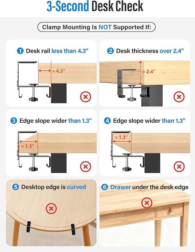 [Upgraded] Large Under Desk Cable Management Tray, Cinati Cable Management Under Desk No Drill, 49.2" Fabric Cord Hider for Wire Organizer, Cord Organizer for Office, Home - Supports Up to 30lbs Black