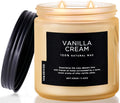 M&SENSE Vanilla Scented Candles for Home, 11.6oz Natural Soy Wax, 70 Hours Long Lasting Clean Burn, Non Toxic Organic Candles, Aromatherapy Smelling for Spa Meditation Relaxation & Family