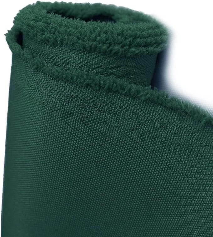 Foreate Waterproof Canvas Fabric by The Yard 600D Upholstery Fabric for Chairs 58" Wide Indoor Outdoor Water Resistant Canvas Polyester Material Sewing DIY Cloth, 8 Yards Green