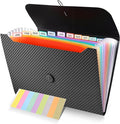File Organizer, 13-Pocket Expanding Folder +Accordian Folder | Great for Home, Office, Travel & Classroom