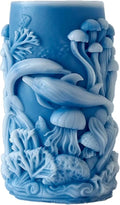 Ocean Animal Cylinder Candle & Resin Mold - Resin Casting Silicone Molds for Home Decor & Candle Making Wave Spiral Mold
