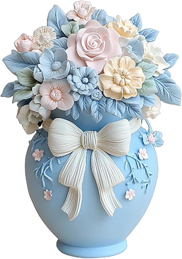 Silicone 3D Flower & Rose Mold - Peony & Candle Mold for Resin, Clay & Soap Making - Craft Supplies