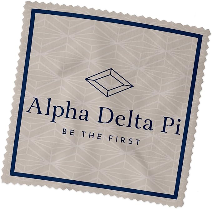 Alpha Delta Pi Eyeglass Cleaner & Microfiber Cleaning Cloth (Alpha Delta Pi - 4)