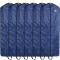 Covermates Keepsakes Garment Bag Set for Closet Storage and Travel – Breathable Suit and Dress Bags with ID Window and Carrying Handles – Heavy-Duty Hanging Wardrobe Protection Set, Blue