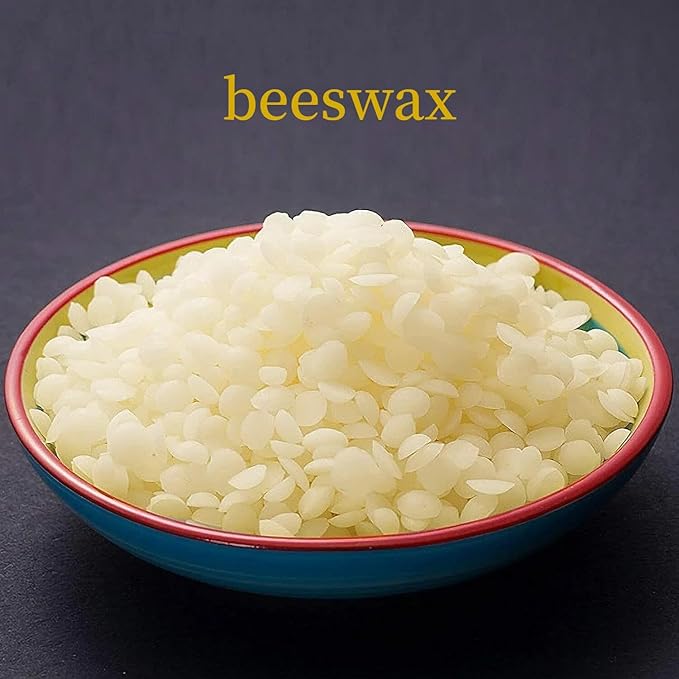 Natural White Beeswax Granules (5-Pound) | Unrefined Pure Material for DIY Projects | Candle Making, Skin Care, Lip Balm, Soap Base | Organic Beeswax Pellets
