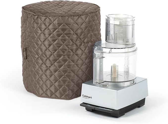 Covermates Keepsakes Blender Cover – Quilted Appliance Protector for Food Processors – Dust & Stain Resistant, Washable Slip‑On Design for Countertop Storage, Bronze