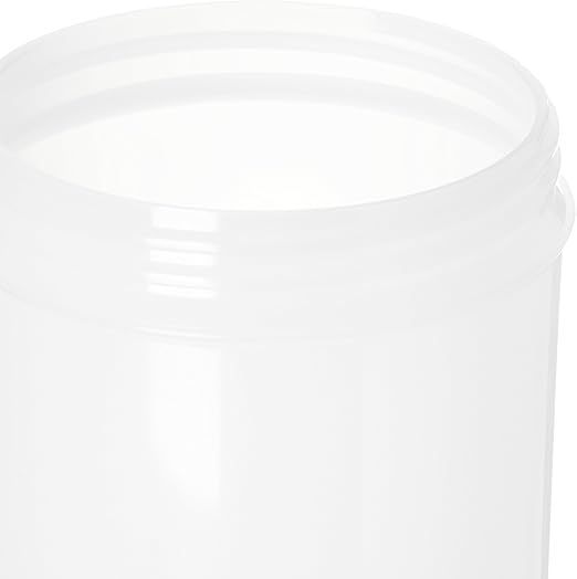 Carlisle FoodService Products Stor N' Pour Quart Container for Bar, Kitchen, And Restaurant, Plastic, 1 Quart, White, (Pack of 12)