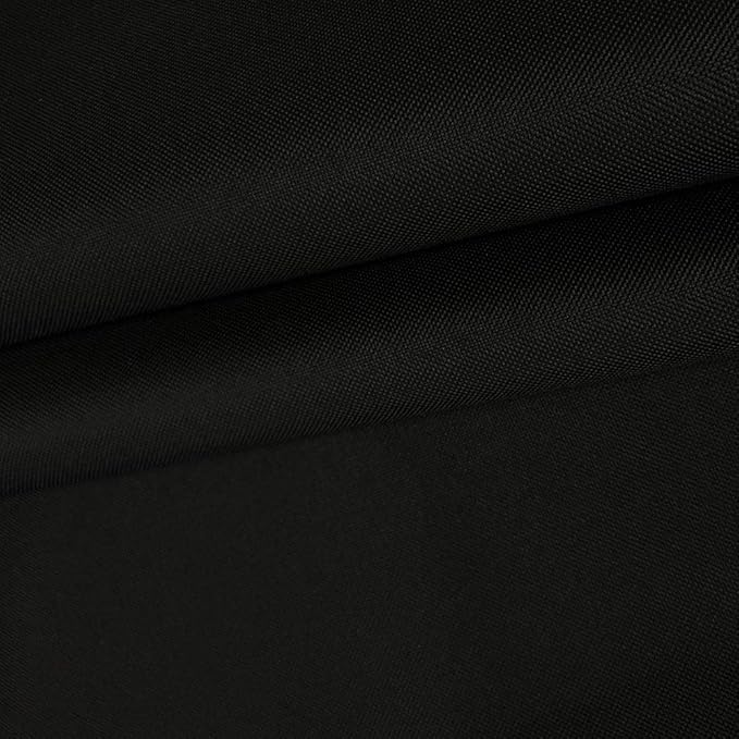 Ottertex Canvas Fabric Waterproof Outdoor 60" Wide 600 Denier Sold by The Yard (3 Yard, Black)