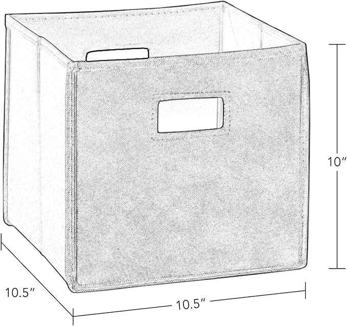 Kids Bookrack with Three Cubbies and 2 Red Bins