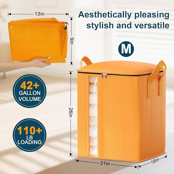 Extra Large Moving Bags 2-Pack (2 Sizes) - Extra Large Storage Bags for Packing, Organizing & Travel | Alternative to Moving Boxes, Heavy-Duty Large Storage Bag