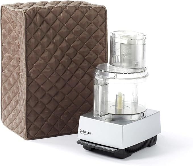 Covermates Keepsakes Blender Cover – Quilted Appliance Protector for Food Processors – Dust & Stain Resistant, Washable Slip‑On Design for Countertop Storage, Bronze