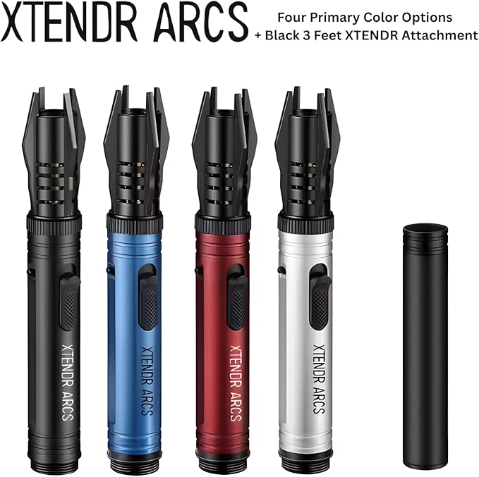 Torch Extendable 3 Feet Extra Long Flame Ignitor for Fireplace Stove Candle Lighter for Pilot Light, Grilling, Camping Firepit, Kitchen, Outdoor BBQ (Red)