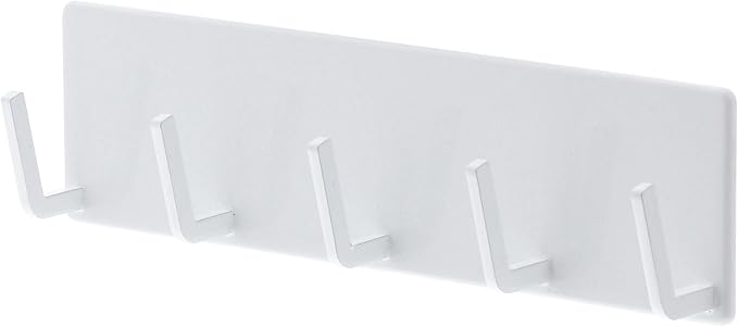Yamazaki 3271 Magnetic Bathroom Hook, White, Approx. W 7.1 x D 1.6 x H 2.0 inches (18 x 3 x 5 cm), Tower Tower, Bathroom Storage, Bathroom, Bath Rack,