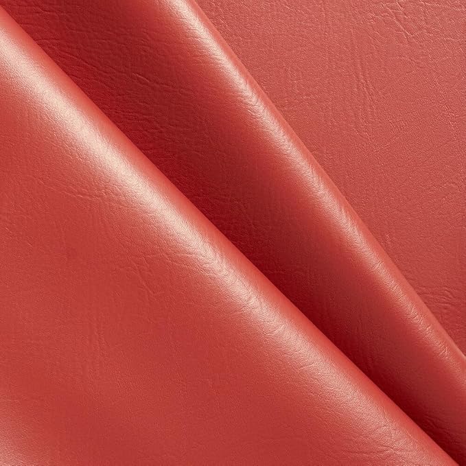 Ottertex Vinyl Fabric Faux Leather Pleather Upholstery 54" Wide by The Yard (10 Yard, Burgundy)