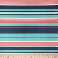 Printed Canvas Fabric Waterproof Outdoor 60" Wide 600 Denier Sold by The Yard (Stripes Orange)