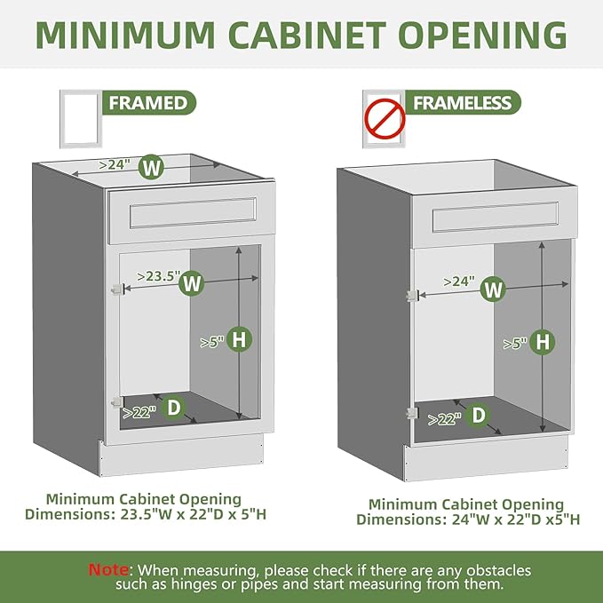 Pull Out Drawers for Cabinets, 22½” W x 21” D Soft Close Slide Out Drawers for Kitchen Cabinets, Cabinet Pull Out Shelves Requires At Least 23.5” Cabinet Opening