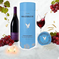 Melody Red Wine Scented White Pearled Candle 18oz Luxury Sand Candle Granulated Wax - 30 Cotton Wicks – Wax for Candle Making Decorative Candles Smooth and Clean Burning Lasts up to 120 Hours