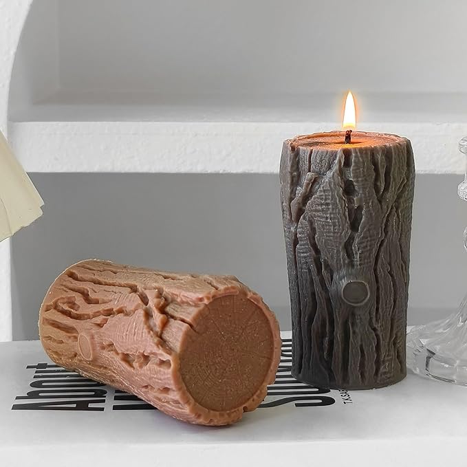 Pillar Tree Resin Mold - Resin Casting Silicone Molds for Home Decor & Candle Making Wave Spiral Mold