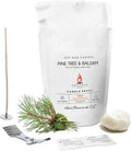 Phoenix Wick Candle Making Kit – Transform Anything Into A Candle – Candle Making Kit with Wick + 14oz Wax (Pine Tree & Balsam Scent)