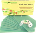 Make Your Own Beeswax Candle Kit - Includes 10 Full Size 100% Beeswax Honeycomb Sheets in Green and Approx. 6 Yards (18 Feet) of Cotton Wick. Each Sheet Measures Approx. 8" x 16 1/4".