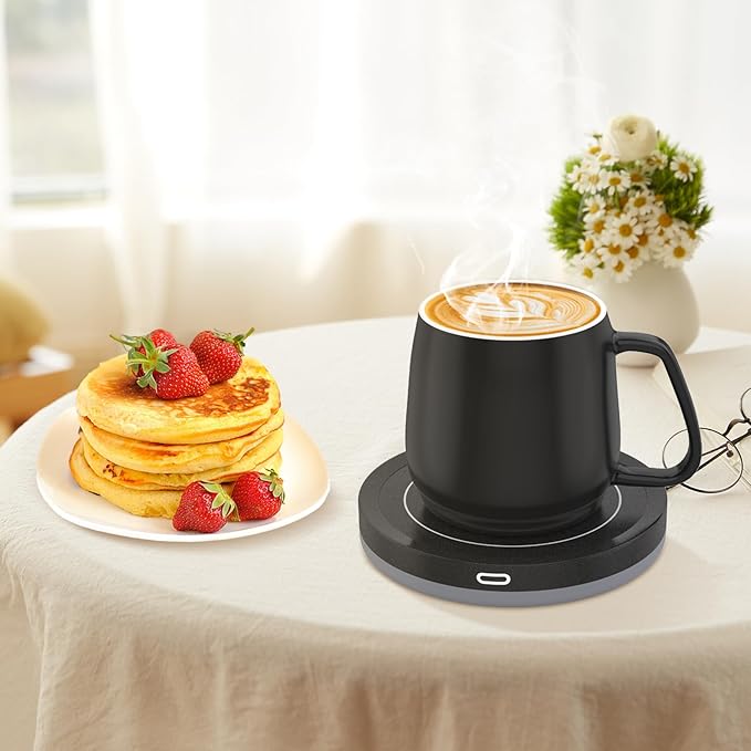Smart Coffee Mug Warmer Candle Warmer Plate Safely Releases Scents Without a Flame Used as Candle Jar Warmer, Mug Warmer Cup Warmer Tea Warmer Desk Home Office (NO Cup)