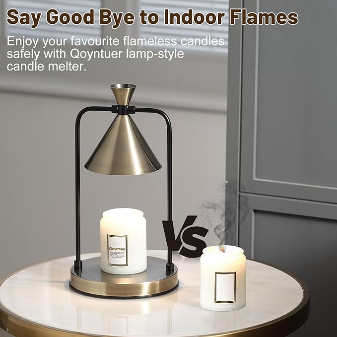 Candle Warmer Lamp with Timer Dimmer, Birthday Gifts for Women Mom, House Warming Gifts New Home Room Decor, Plug-in Operated Wax Melt Warmer for Scented Jar Candles