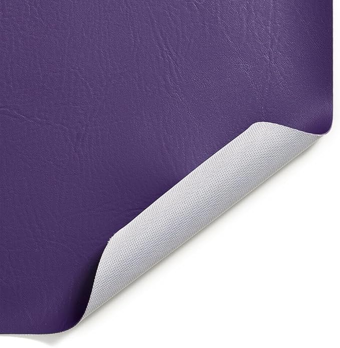 Ottertex Vinyl Fabric Faux Leather Pleather Upholstery 54" Wide by The Yard (10 Yard, Purple)