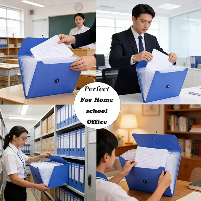 Accordion File Organizer,Expanding File Folder Important Document Organizer